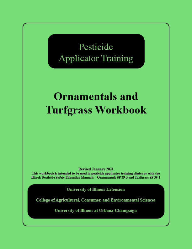 SP39-1-3W - Pesticide Application Training: Ornamentals/Turf Workbook