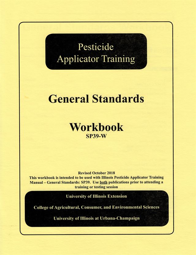 SP39-W - Pesticide Applicator Training: General Standard Workbook