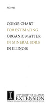 Load image into Gallery viewer, AG1941 - Color Chart for Estimating Organic Matter in Mineral Soils in Illinois
